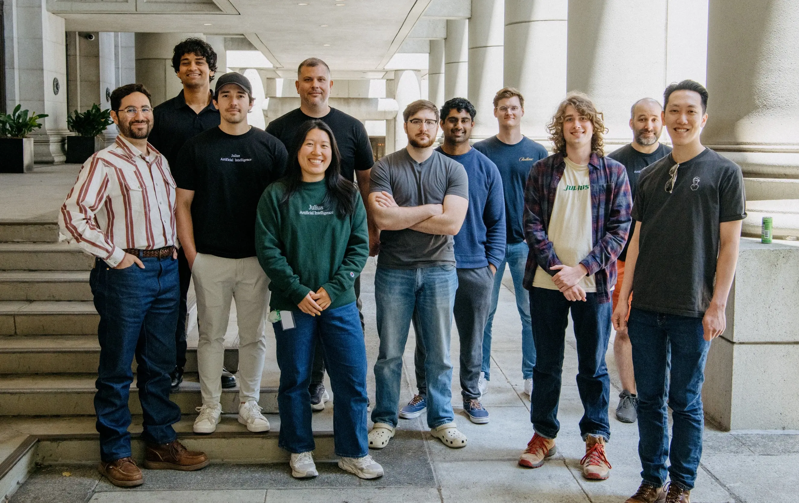 Photo of the Julius team